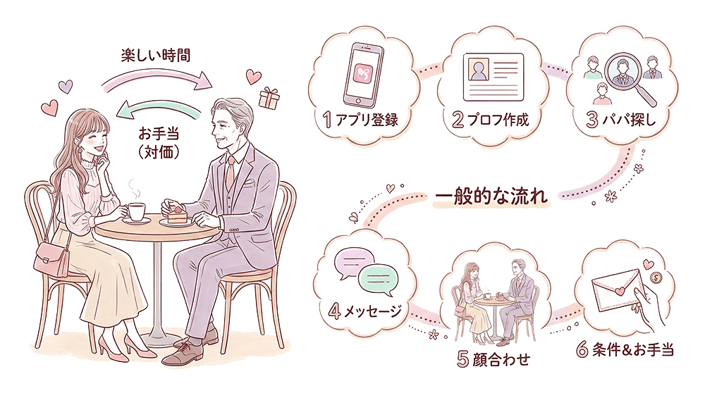 パパ活の仕組み