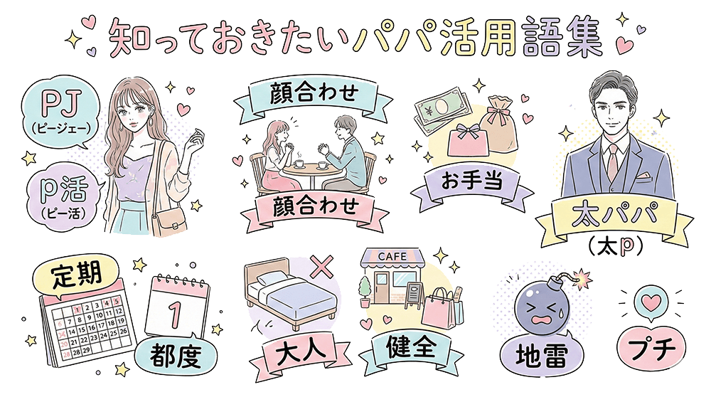 パパ活用語集
