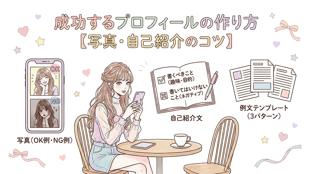 パパ活で成功するプロフィールの作り方