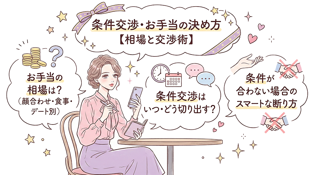 パパ活条件交渉・お手当の決め方