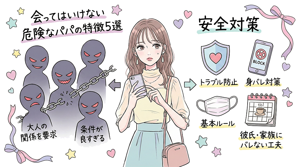 パパ活で危険な相手の見分け方