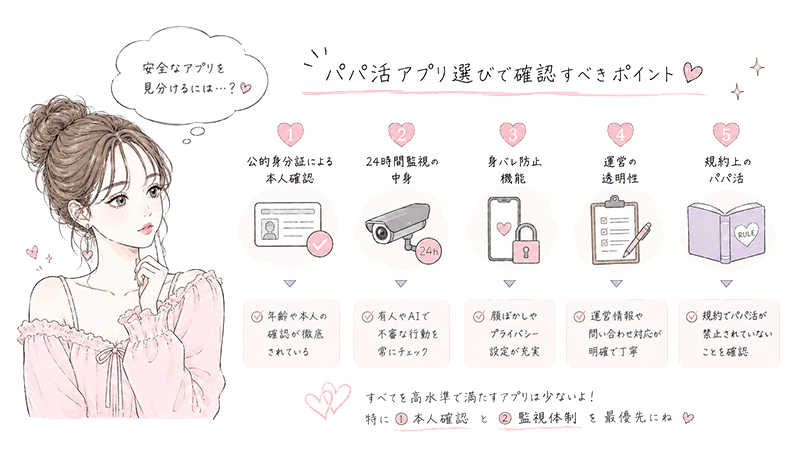 パパ活アプリの選び方
