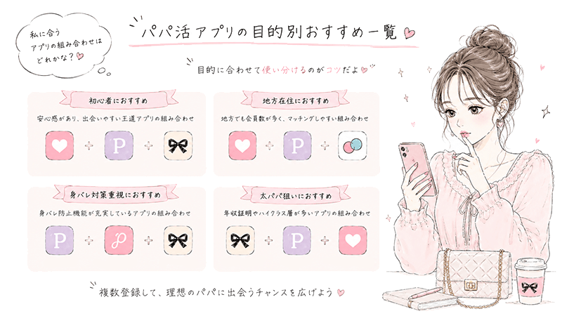 目的別パパ活アプリ